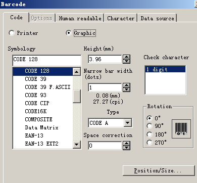 codesoft barcode