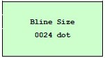 Bline Size