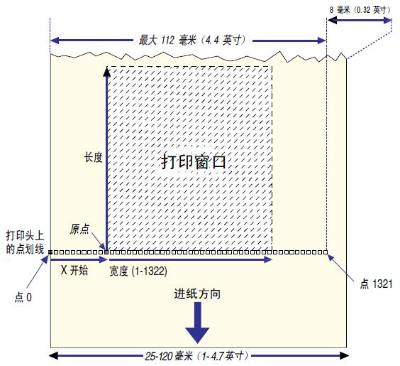 300dpi打印头的打印窗口