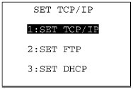 SET TCP/IP