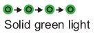 solid green light