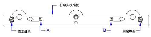 打印头定位校准板