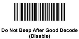Do not beep after good decode