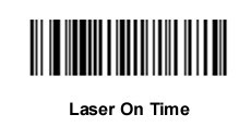 laser on time