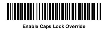 Enable Caps Lock Override