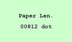 Paper len